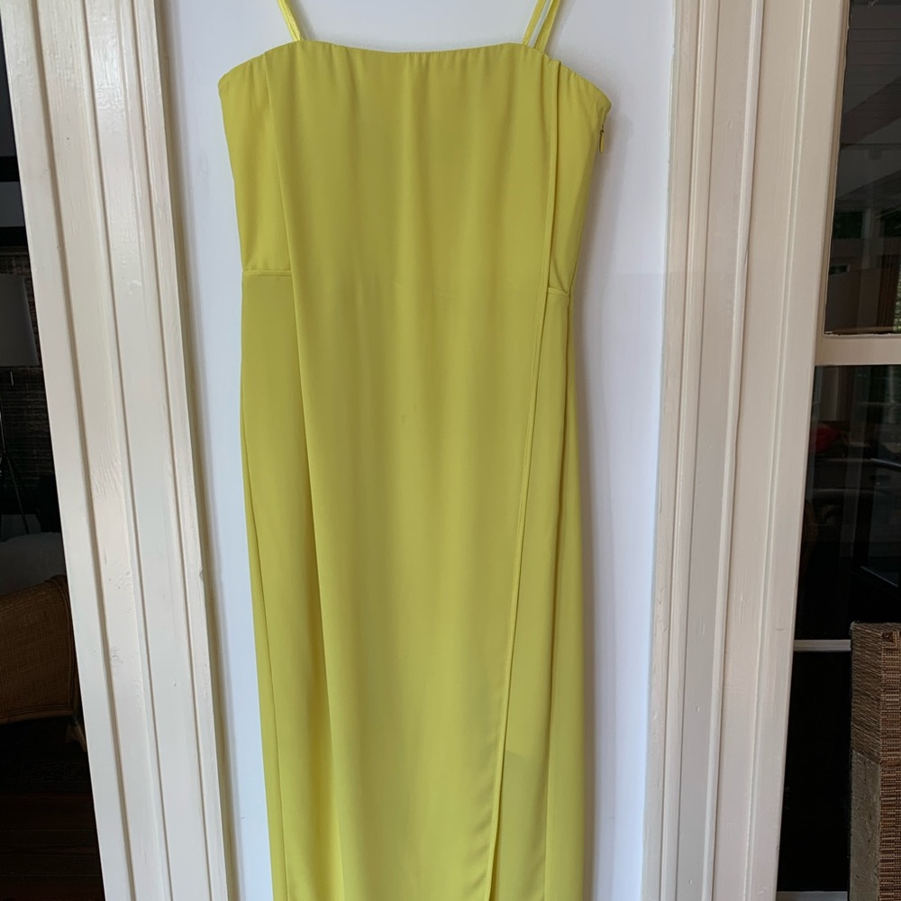 Bcbg yellow gown